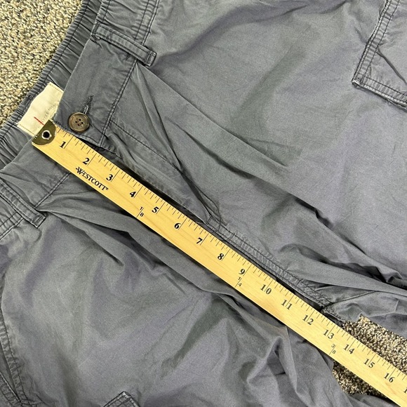 Anthropologie Baggy Cargo Parachute Pant Women 29 Blue Tactical Utility Gorpcore - Picture 8 of 12